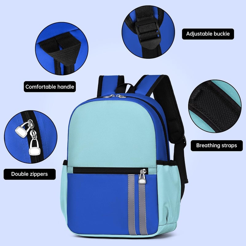 SDFGHG Kids Backpack for Boys Kindergarten School Backpack 14 inch Bookbag for Boys 4-8 - Image 4